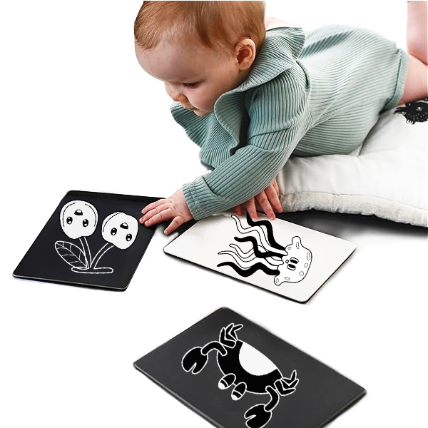 Load image into Gallery viewer, Baby Tummy Time Flashcards
